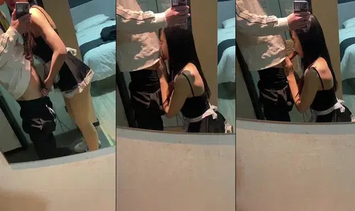 Anh đang quay phim mà em thèm quá chủ động móc chim anh ra mút